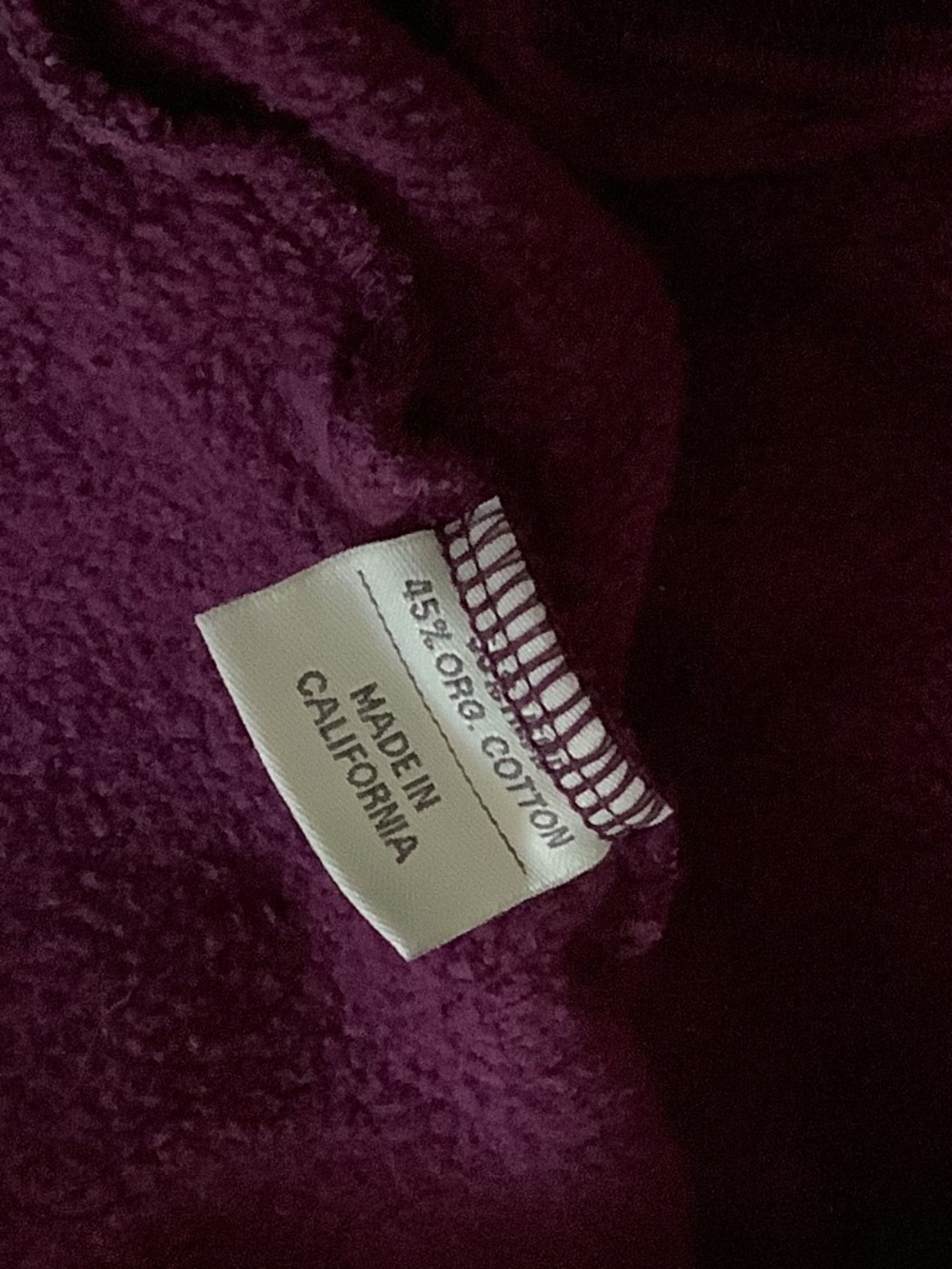 Aliya Wanek Sweatshirt in  Plum - Picture 4 of 5
